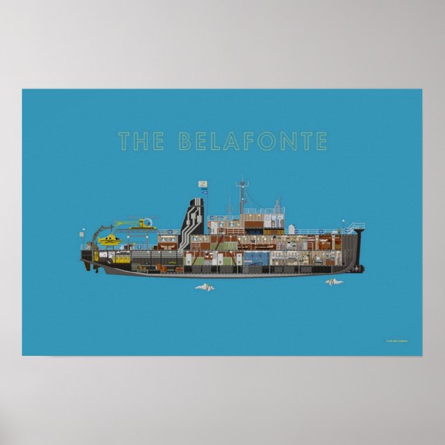 Poster Le Belafonte La vie aquatique (Devant)
