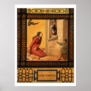 Poster Le bien et le mal : Dédain, 1832 (détail de 89709)