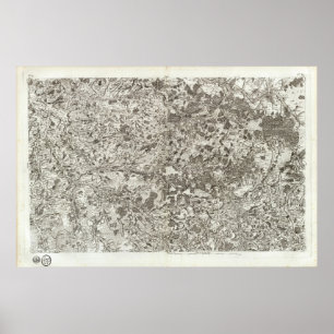 Poster Le Blanc, Chateauroux, Montmorillon