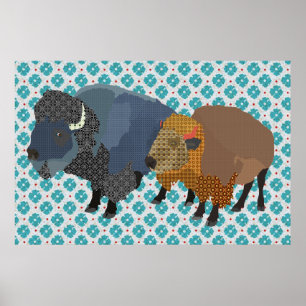 Poster Le Bleu de Buffalo