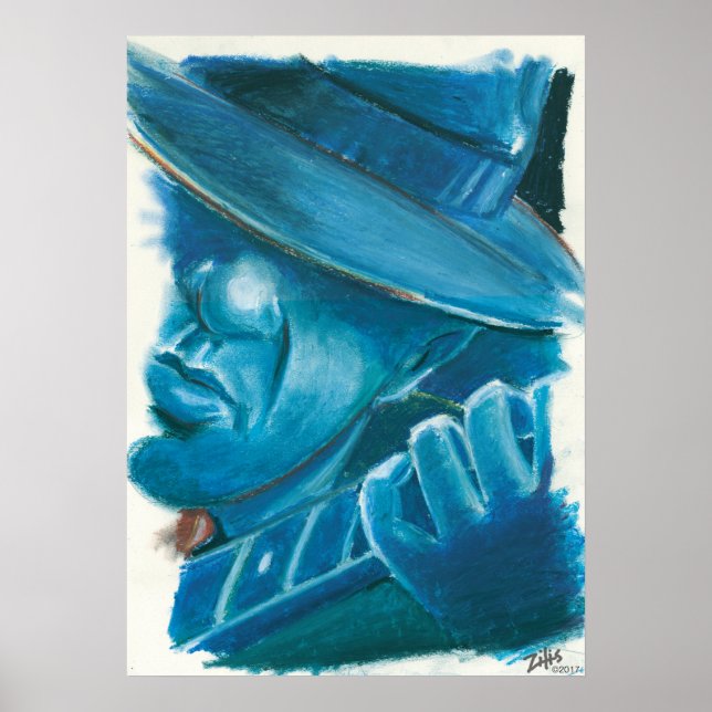 Poster Le blues (Devant)