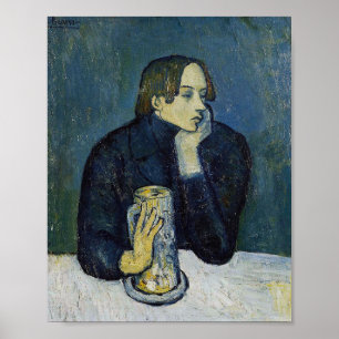 Poster Le Bock (portrait de Jaime Sabartés)