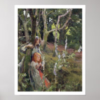 Le bois enchanté (huile sur toile)