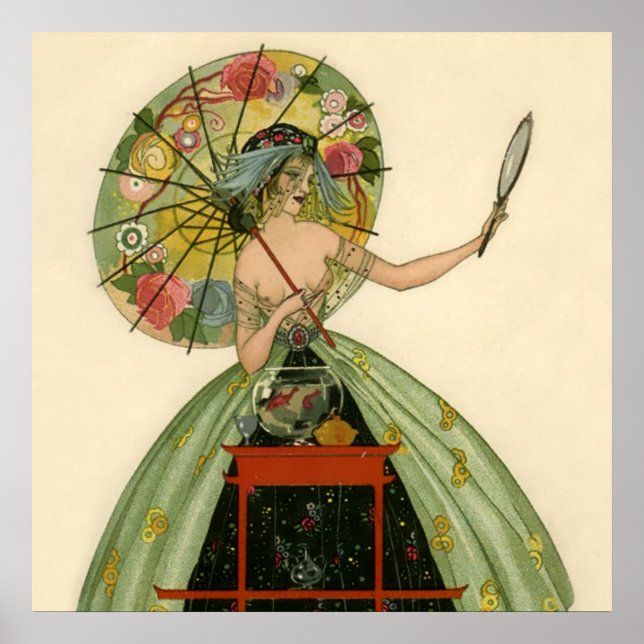 Poster “Le Bol à Poisson” par Umberto Brunelleschi (Devant)