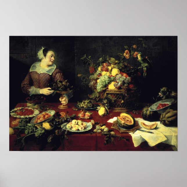 Poster Le bol de fruits (Devant)