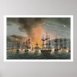 Poster Le bombardement d'Alger, le 27 août 1816, de