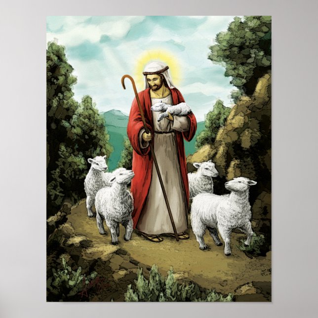 Poster Le bon berger (Devant)
