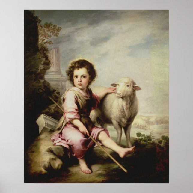 Poster Le Bon Berger, c.1650 (Devant)