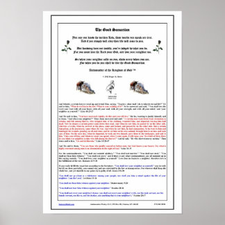 Poster Le bon samaritain