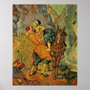 Poster Le Bon Samaritain de Vincent van Gogh