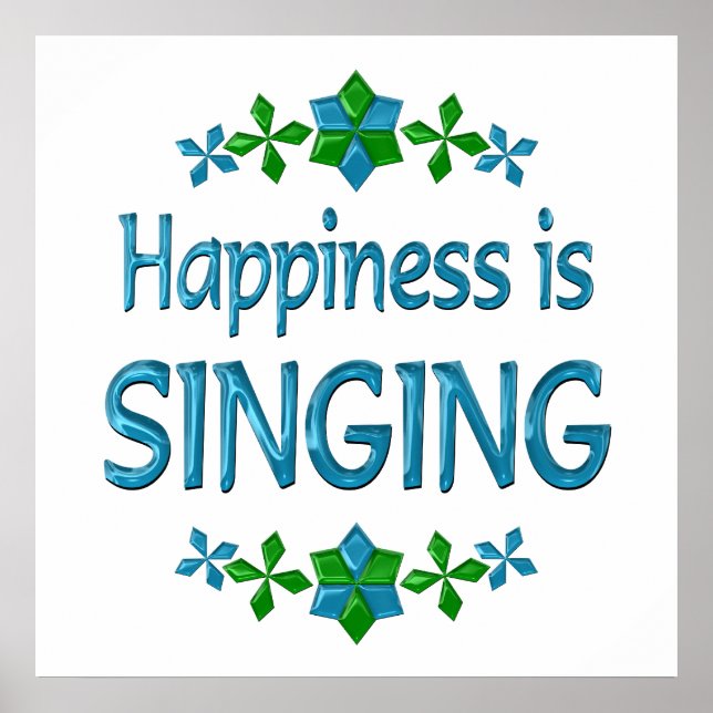 Poster Le bonheur chante (Devant)