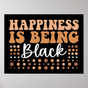 Poster Le bonheur d'être noir, super histoire noire