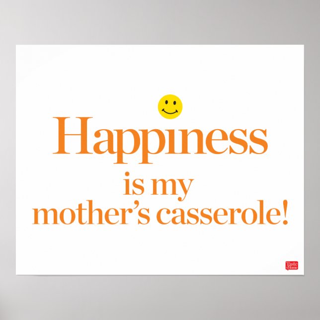 Poster Le bonheur est la Casserole de ma mère (Devant)