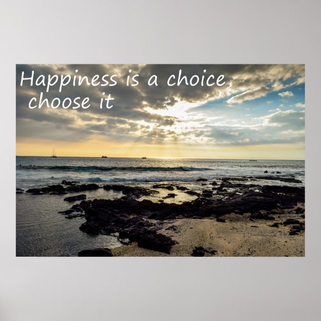 Poster Le bonheur est un choix (Devant)