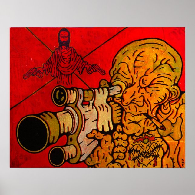 Poster Le bonheur est une arme chaude (Devant)