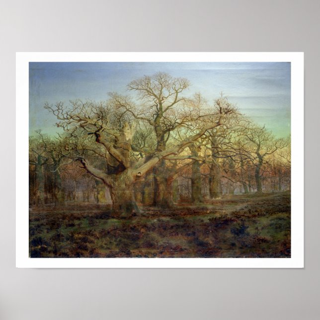 Poster Le bord de la forêt de Sherwood, 1878 (Devant)