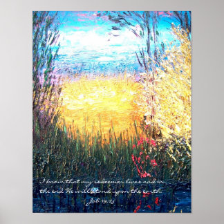 Poster Le bord de l'eau