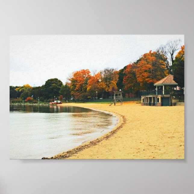 Poster Le bord du lac Léman (Devant)