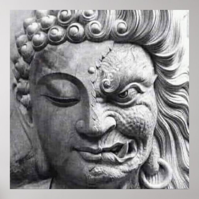 Poster Le Bouddha et le démon (Devant)