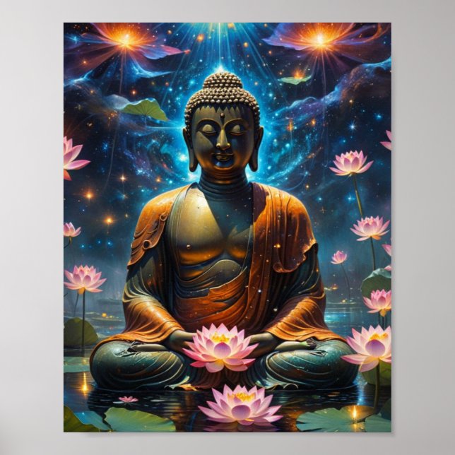 Poster Le Bouddha Maître Ascendant (Devant)