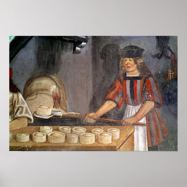 Poster Le boulanger (Devant)