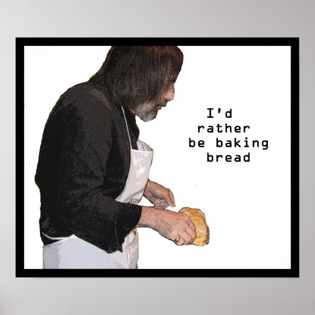 Poster Le boulanger (Devant)