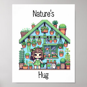 Poster Le bras de la nature   Amateurs Plantes mignons Pi