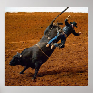 Poster Le Bull Rider