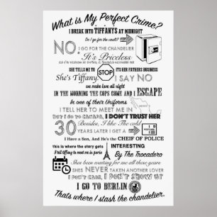 Poster Le Bureau Dwights La Criminalité Parfaite
