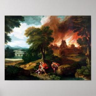 Poster Le Burning de Troie