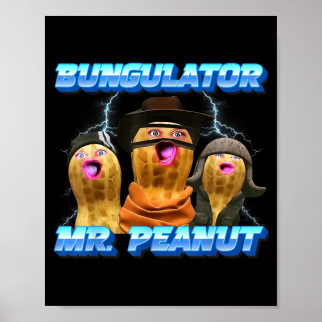Poster Le Burnt Peanut Funny Goop M. Peanut Bungulator  (Devant)