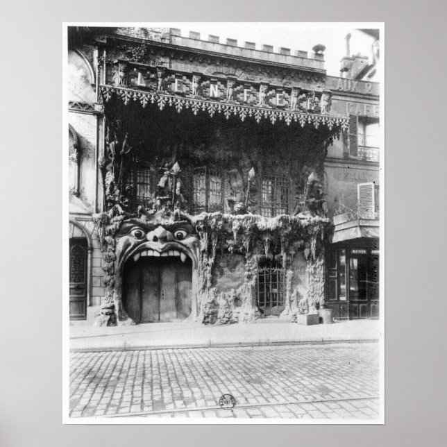 Poster Le Cabaret de l'Enfer à Paris (Devant)