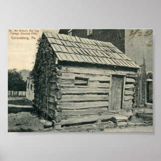 Poster Le Cabine de journal 1906