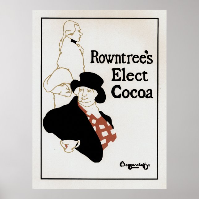 Poster Le cacao élu de Rowntree (Devant)