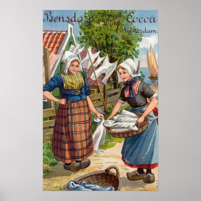 Poster Le cacao royal néerlandais de Bensdorp (Devant)