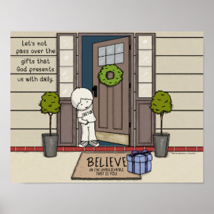 Poster Le cadeau quotidien de Dieu