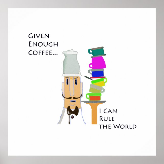 Poster Le café au coeur du monde (Devant)