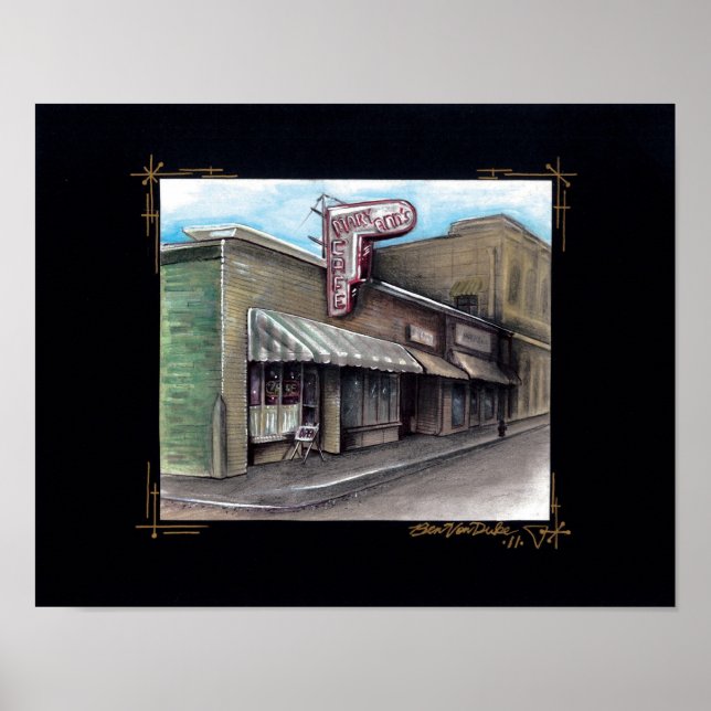 Poster le café de mary-ann (Devant)