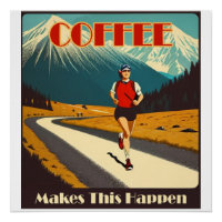 Le Café Fait Que Cela Se Produit En Cours D'Exécut