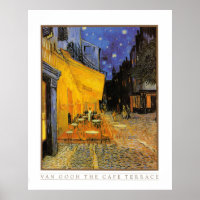 Le Café Terrasse à la Nuit par Vincent Van Gogh 18
