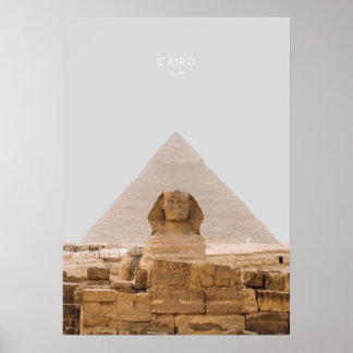 Poster Le Caire, Egypte