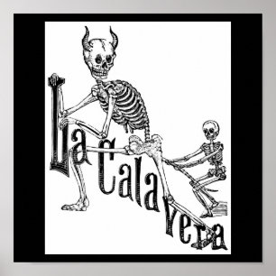Poster Le Calavera infernal. Le jour des morts