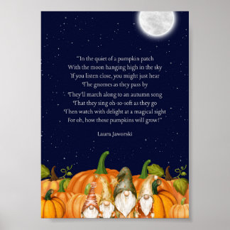 Poster Le calme d'un patch Citrouille par Laura Jaworski