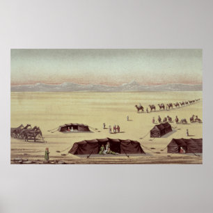Poster Le camp du désert de Sir Richard Burton