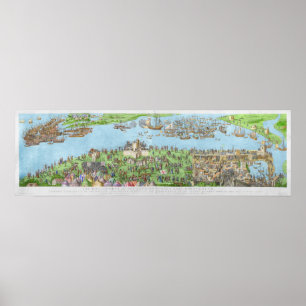 Poster Le campement des forces anglaises