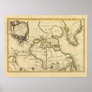 Poster Le Canada et le Groenland