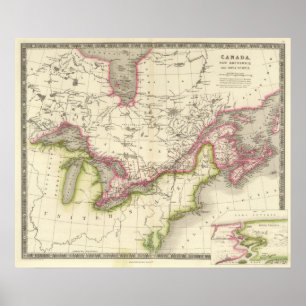 Poster Le Canada, le nouveau Brusnwick, et la