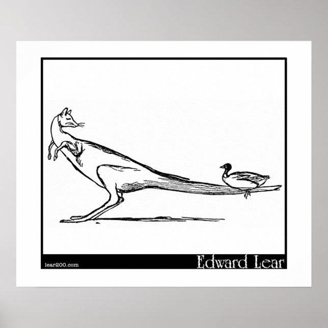 Poster Le canard et le kangourou (Devant)