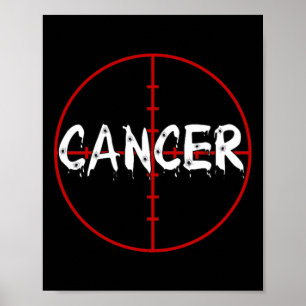 Poster Le cancer dans les cieux des croisés défait le pis