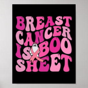 Poster Le Cancer Du Sein Drôle Est Boite Feuille Ghost Pi